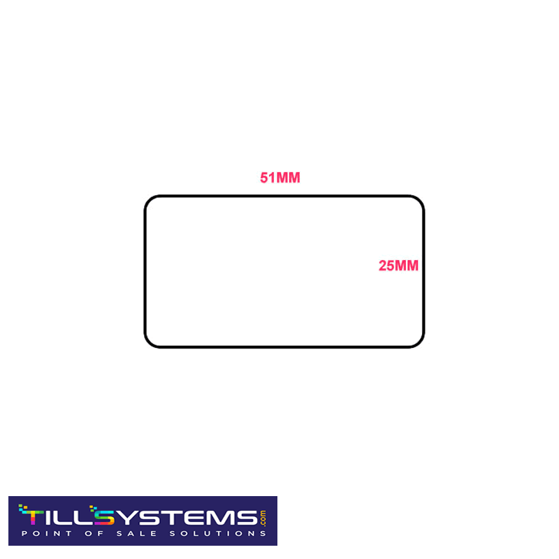 Direct Thermal Label Rolls (51x25mm)